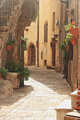 Capalbio, antico villaggio toscano in Italia