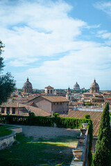 Rome cityscape from above