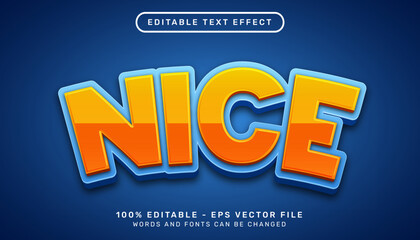 nice 3d text effect and editable text effect