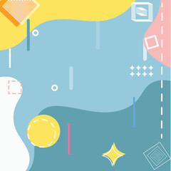 illustration of an background with bubbles