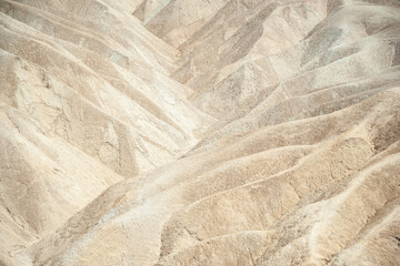 Zabriskie point in california in death valley