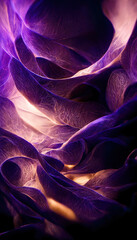 Abstract purple fractal background. Modern digital painting. 3d illustration