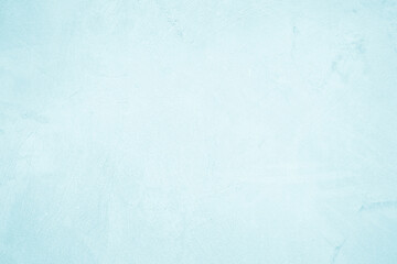Pastel blue light concrete texture for background. Surface cement stone wall dry have scratched sand grunge soft. Paint paintbrush watercolor.