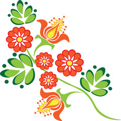 ethnic floral arrangement