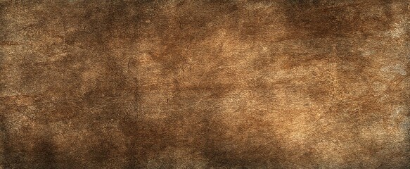 Old brown paper parchment background design with distressed vintage stains and ink spatter and...