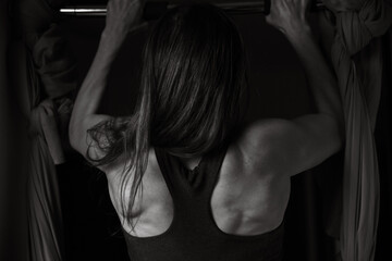 muscles, back, sport, pull up