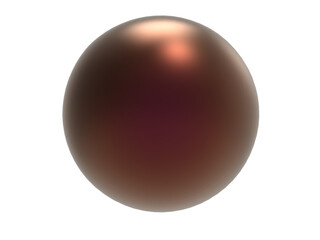 Copper sphere.