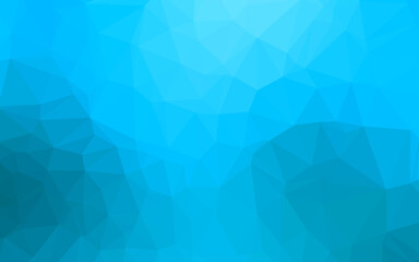 Fototapeta na wymiar Light BLUE vector abstract polygonal cover.
