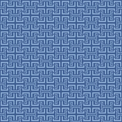 Japanese Cross Shape Mesh Vector Seamless Pattern