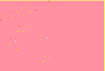 Light Pink, Yellow vector hand painted backdrop.