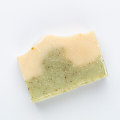 Handmade natural soap with herbal.