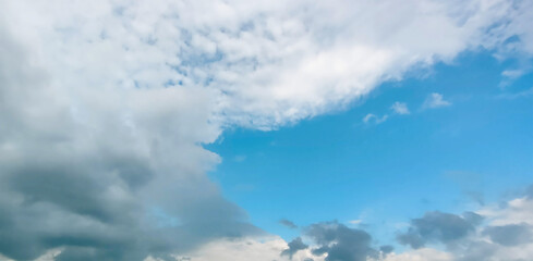blue sky with clouds