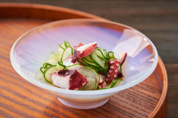 タコと胡瓜の酢の物