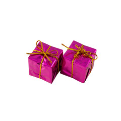 Gift box decoration cutout, Png file.