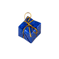 Gift box decoration cutout, Png file.
