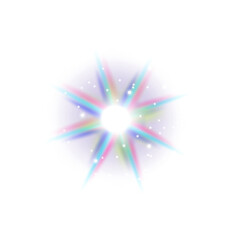 Obraz premium Glow light star