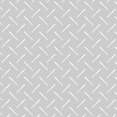 Industrial shiny metal silver list with rhombus shapes vector.