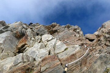 Multi day summer expedition through some glaciers in the alps. On the Monterosa massif starting from Zermatt and summiting multiple 4000m mountains