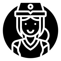 Stewardess icon