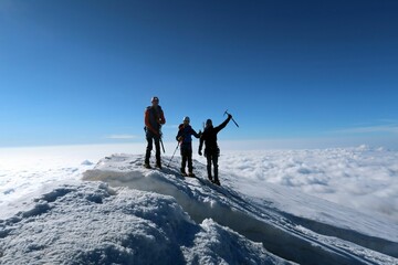 Multi day summer expedition through some glaciers in the alps. On the Monterosa massif starting from Zermatt and summiting multiple 4000m mountains