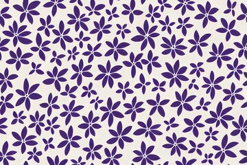 Flower seamless pattern design illustration

