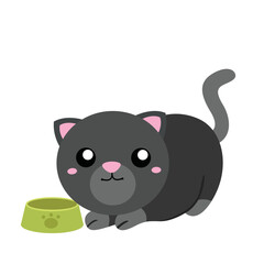 Cute Cats Animals Pet Indoor Illustration Vector Clipart