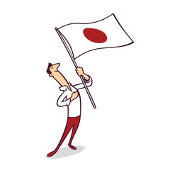 PNG - Japan Patriotic Vintage Classic Cartoon Mascot