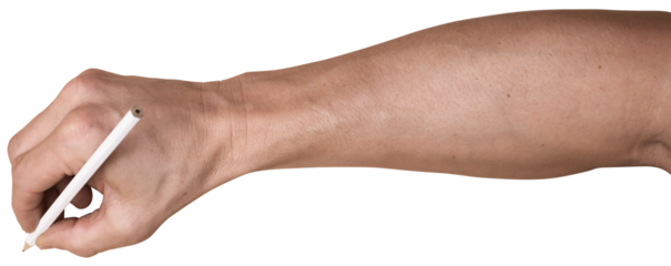 hand isolated on white background
