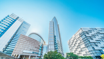 川崎駅西口の都市風景【神奈川県・川崎市】 Kawasaki cityscape - Kanagawa prefecture, Japan
