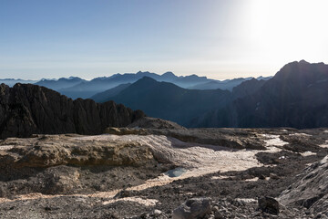 nice landscape in the french pyrenees in sarradets near gavarnie