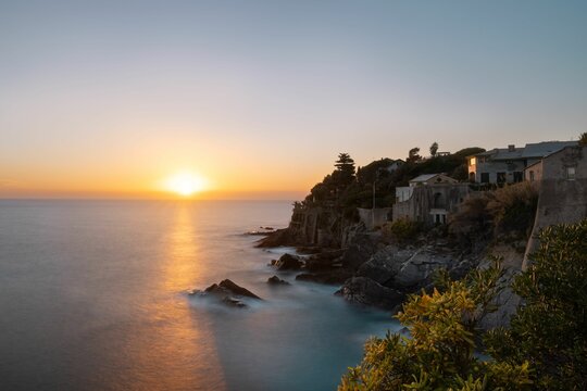 HDR sunset in Bogliasco