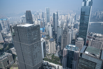Fototapeta na wymiar China chongqing city architecture scenery