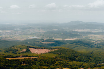 Fototapeta premium view of the mountains