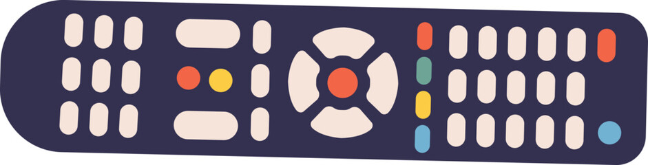 TV remote controller icon. Vector illustration