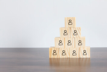 Business team building , Human Resource Management and Recruitment to join a team concept