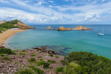 Obraz premium Pregonda Beach in Menorca, Spain