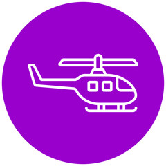 Helicopter Icon Style