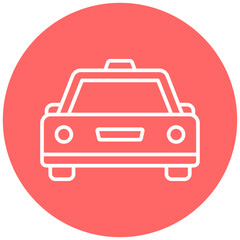 Obraz premium Taxi Icon Style