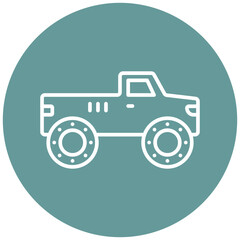 Bigfoot Car Icon Style