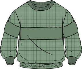 KIDS WEAR BAGGY SWEATSHIRT VECTOR © M A A Designs