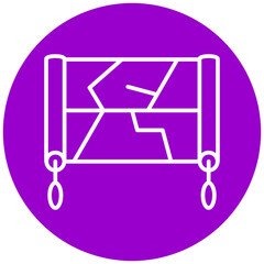 Paper Map Icon Style