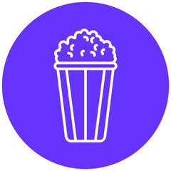 Popcorn Icon Style