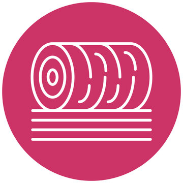 recommend clip art: Hay Bale Icon Style