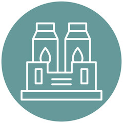 Cut Case Display Icon Style