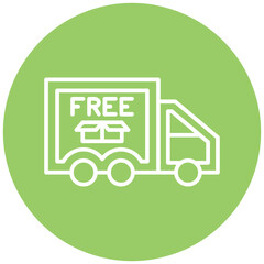 Free Shipping Icon Style