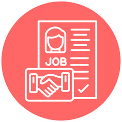 Employment Contract Icon Style