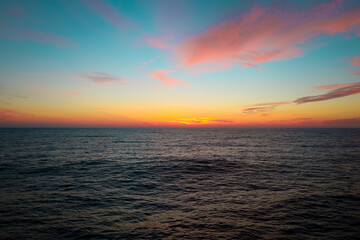 Obraz premium 夜明けの海シリーズ