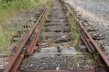 End of the old railway line