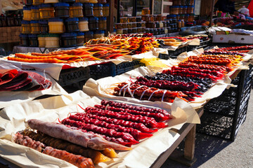 market in the mountains of Georgia