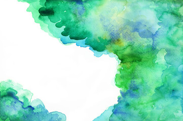 水彩絵の具で描いたにじみ背景